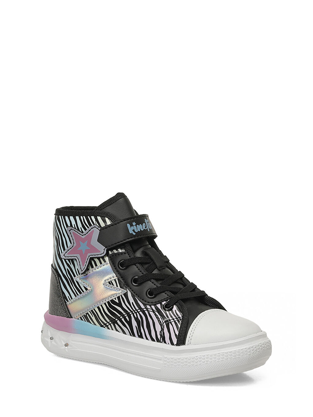 LOOPS HI PU F 5PR Siyah Kız Çocuk High Sneaker-1