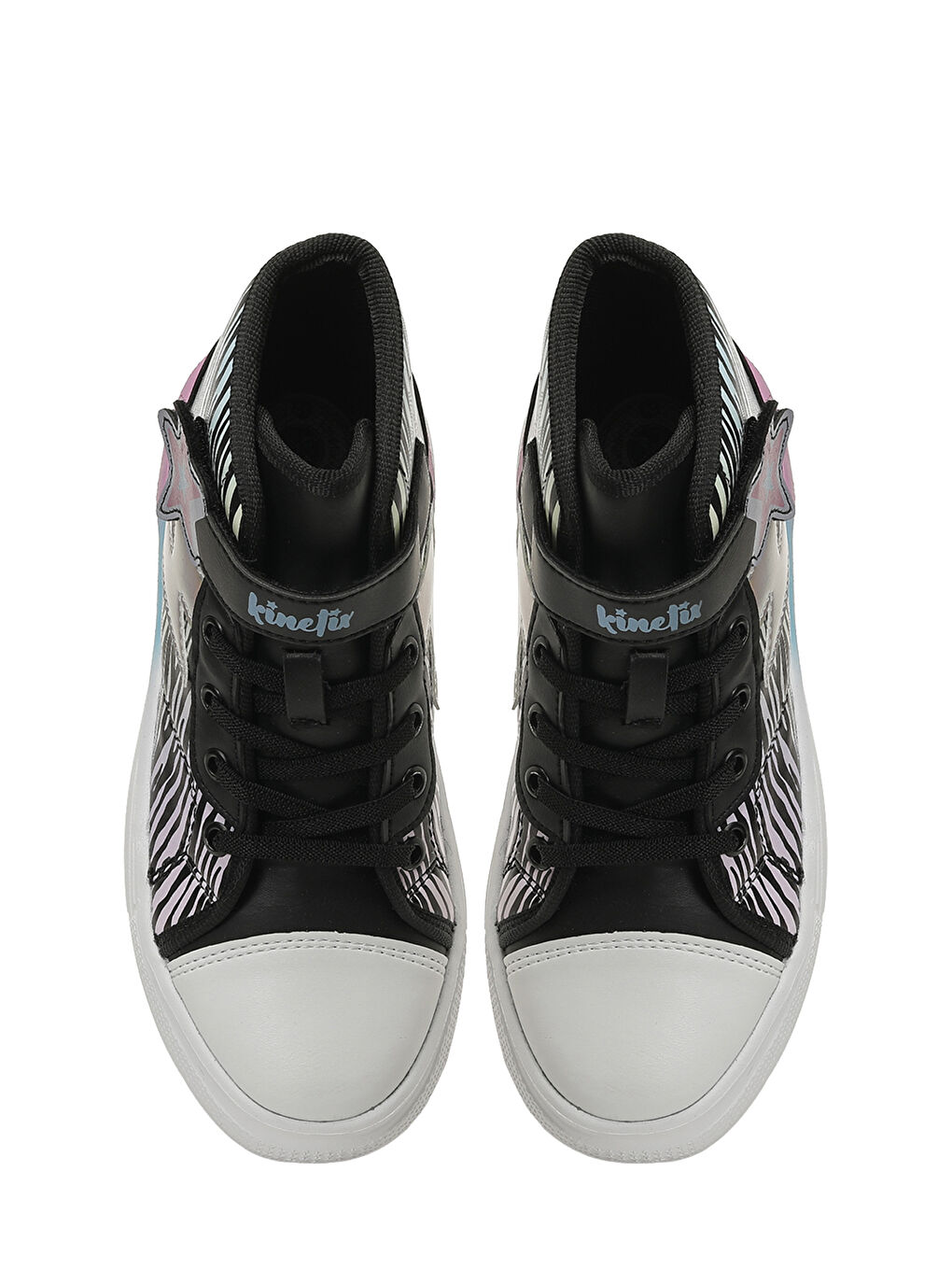 LOOPS HI PU F 5PR Siyah Kız Çocuk High Sneaker-3