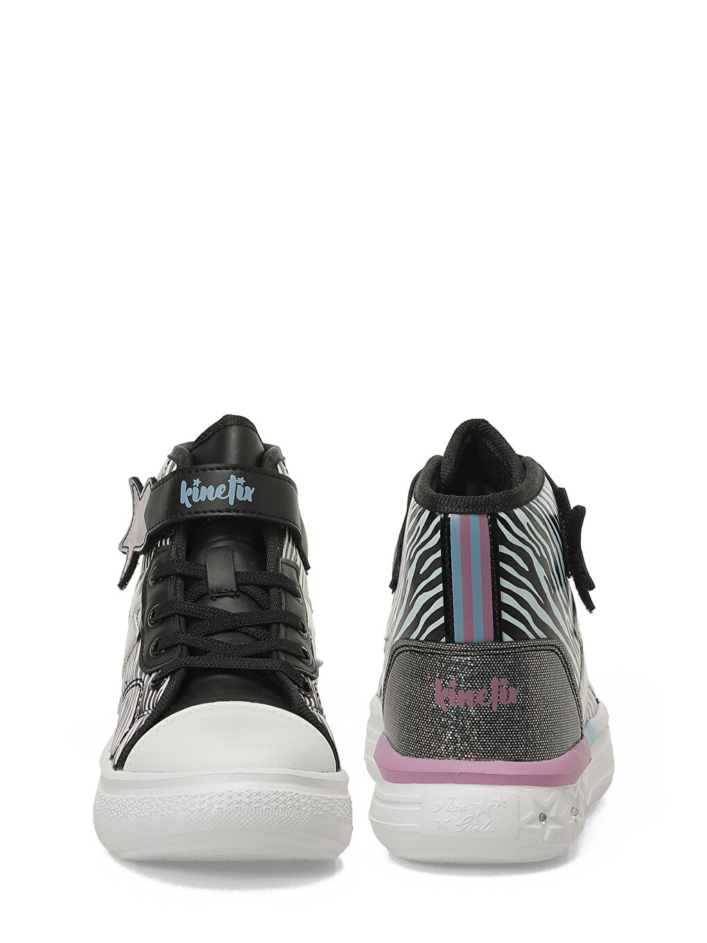 LOOPS HI PU F 5PR Siyah Kız Çocuk High Sneaker-4