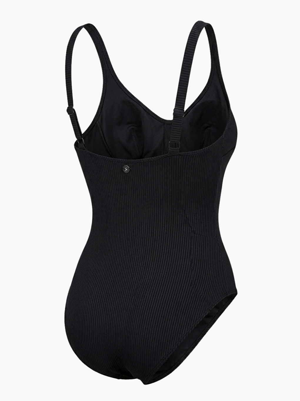 Aksesuarlı Kadın Mayo Siyah-1