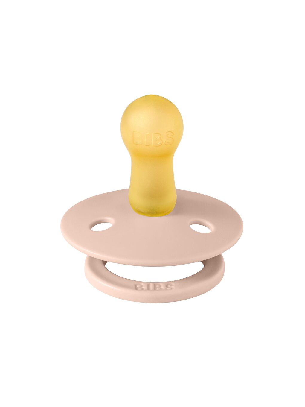 Bibs Studio Colour Block Kauçuk Emzik - Blush/Wood-0-6 Ay