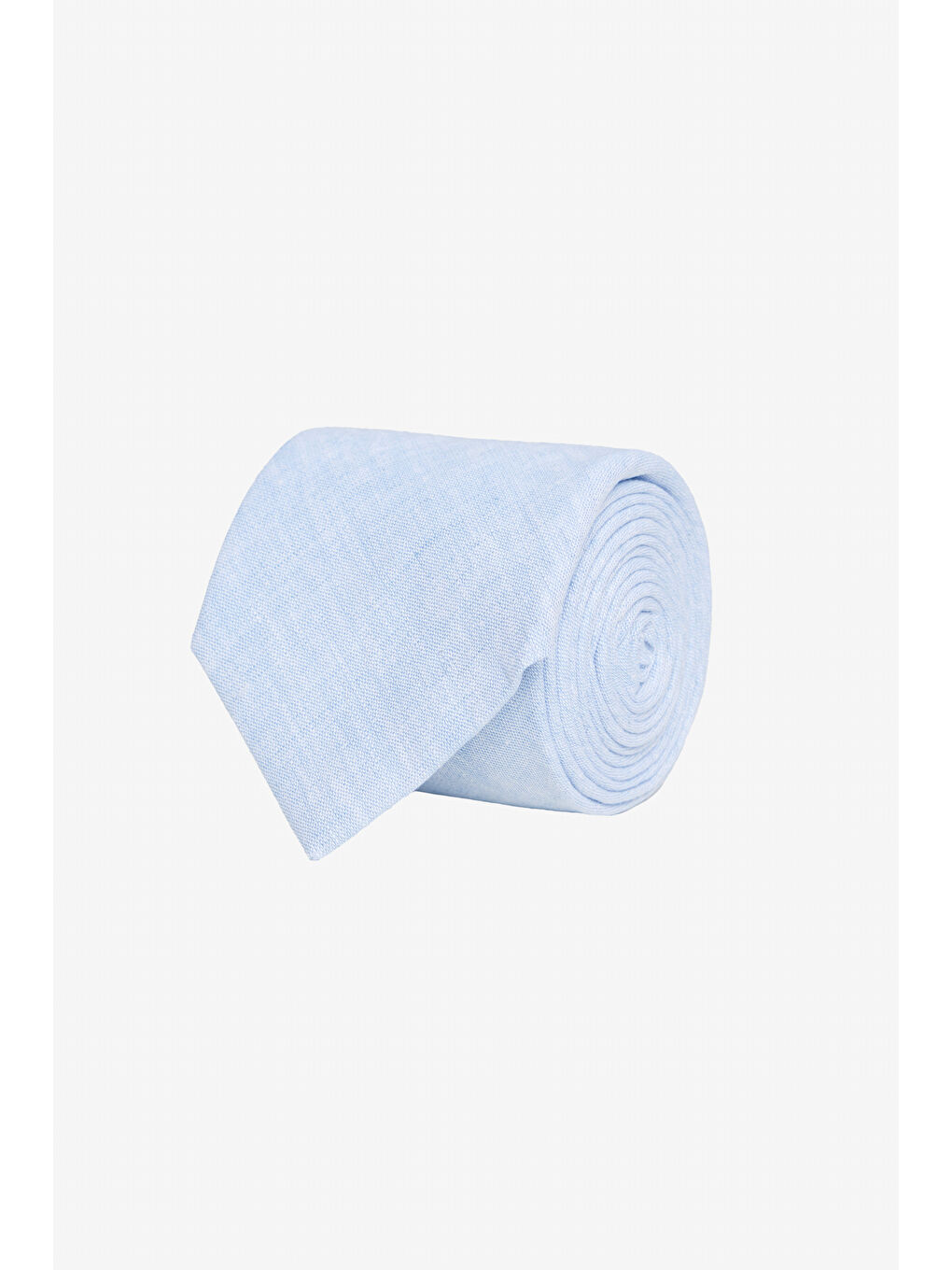 Erkek Mavi-Lacivert Keten Kravat