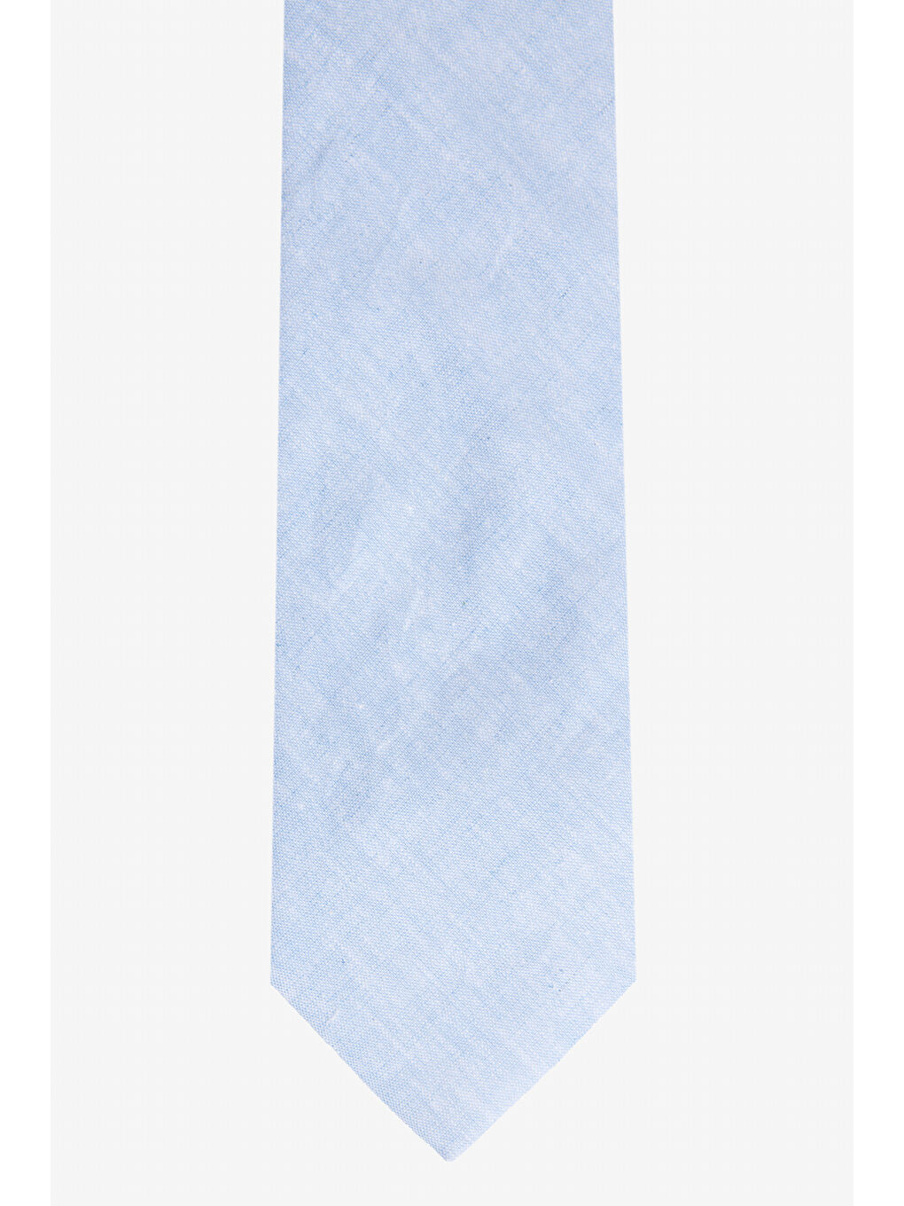 Erkek Mavi-Lacivert Keten Kravat-1