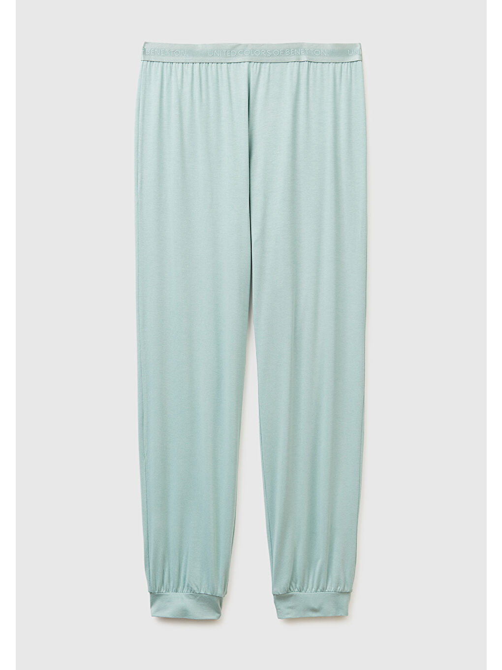 Kadın Açık Yeşil Modal Karışımlı Beli Logolu Pijama Altı-1