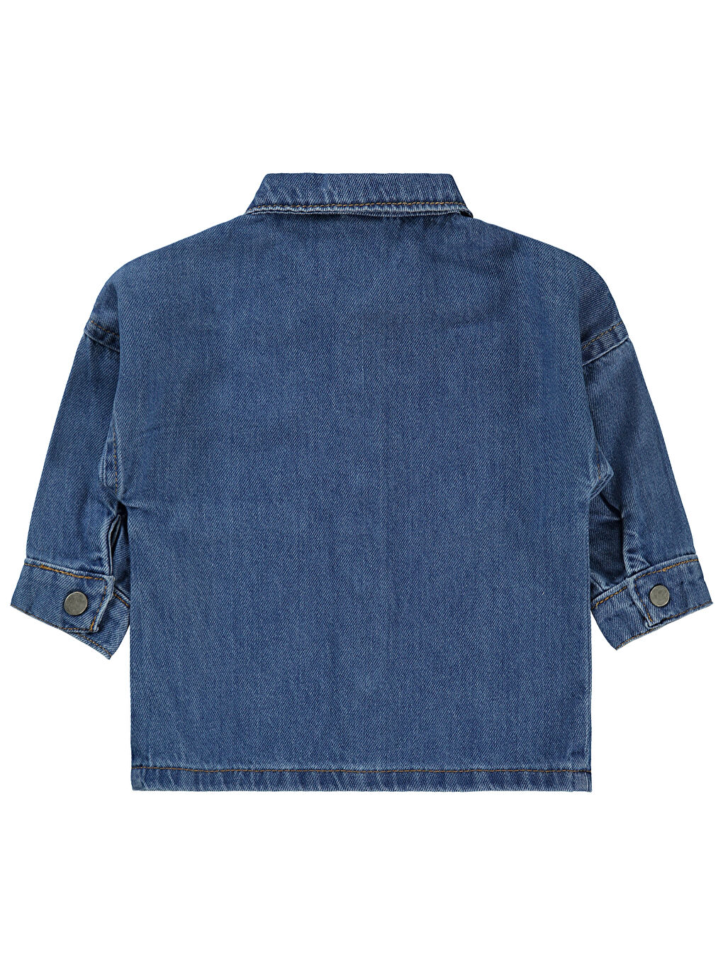 Baby Erkek Bebek Gömlek 9-18 Ay Orta Mavi-1