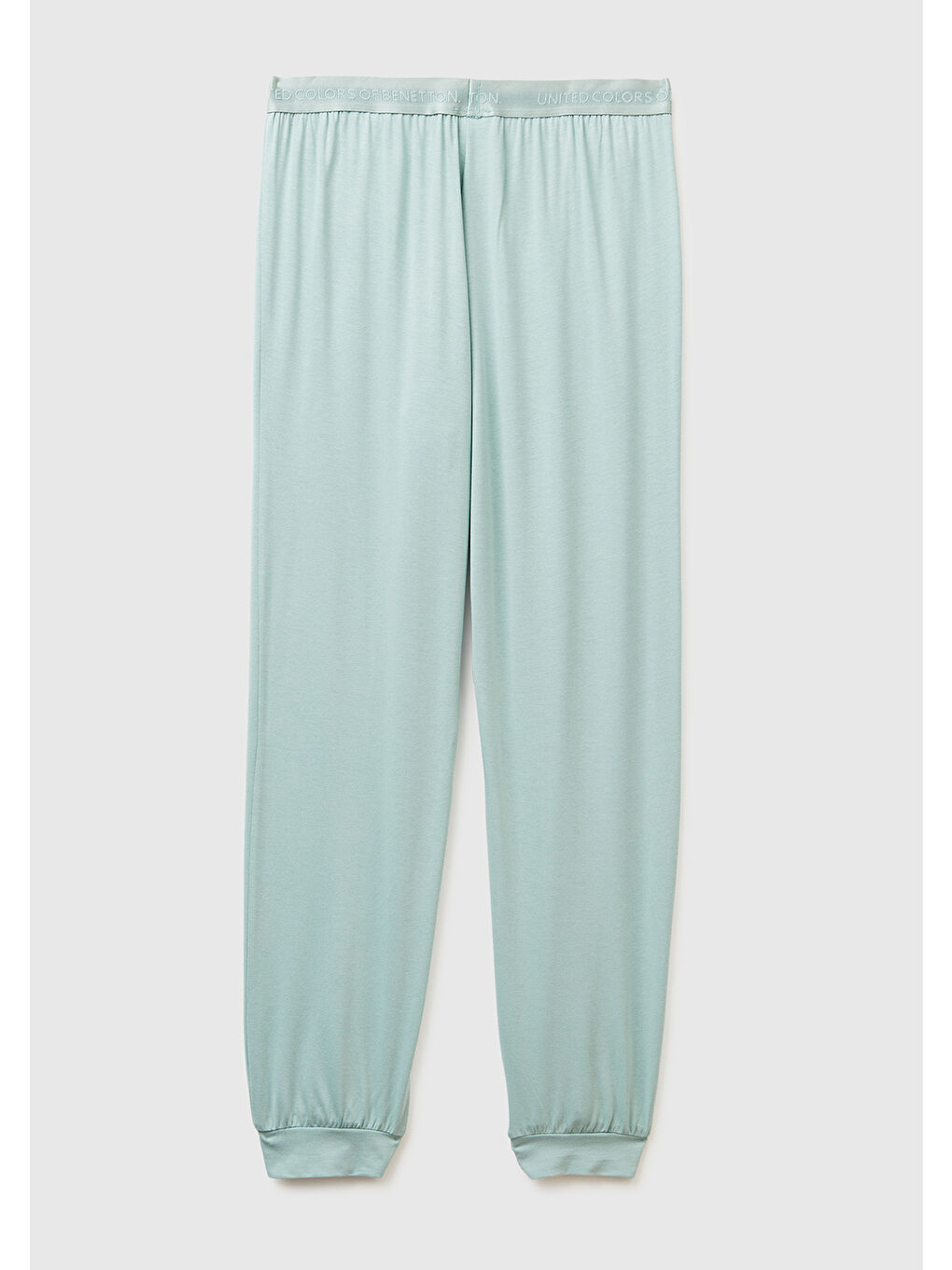 Kadın Açık Yeşil Modal Karışımlı Beli Logolu Pijama Altı-3