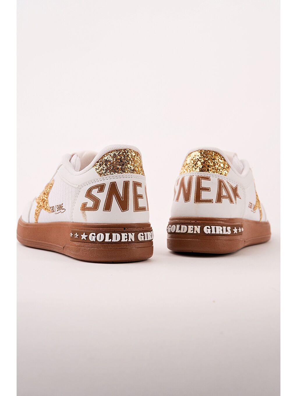 Beyaz GALAXY Yıldız Detaylı Bağcıklı Çocuk Günlük Sneaker Spor Ayakkabı-4