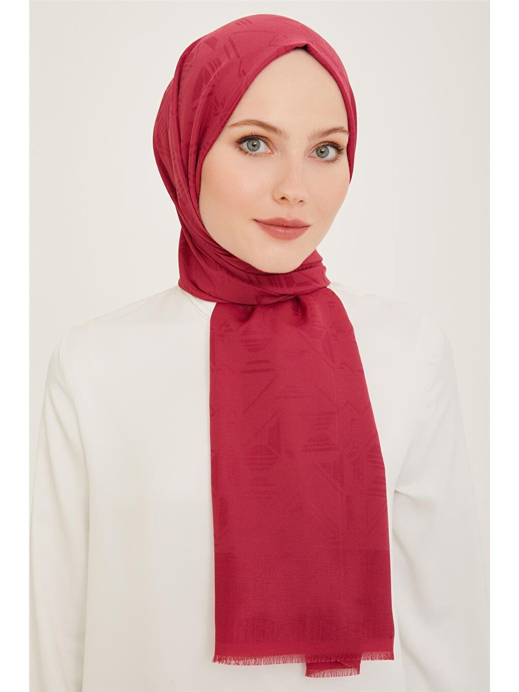 Pembe Trend Pera Şal 2 4874