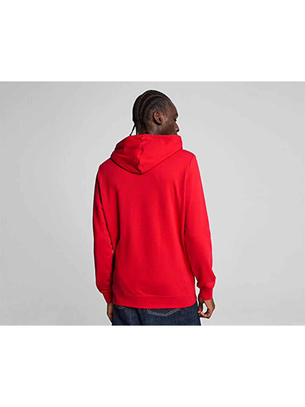 Ess No. 1 Logo Hoodie Erkek Günlük Sweatshirts 68257211 Kırmızı-2