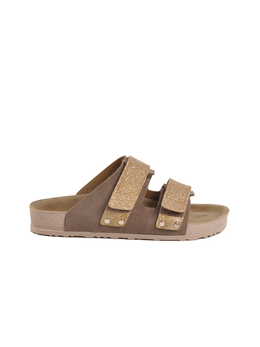 Bej Vizon Hafif Cırtlı Kadın Terlik 20-009 Z