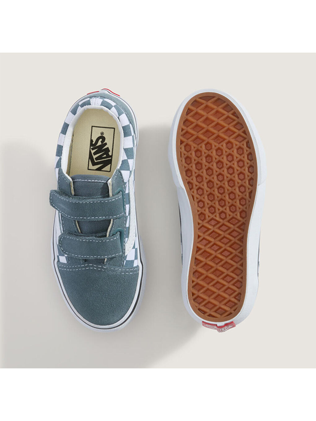 Old Skool V Çocuk Mavi Sneaker-3