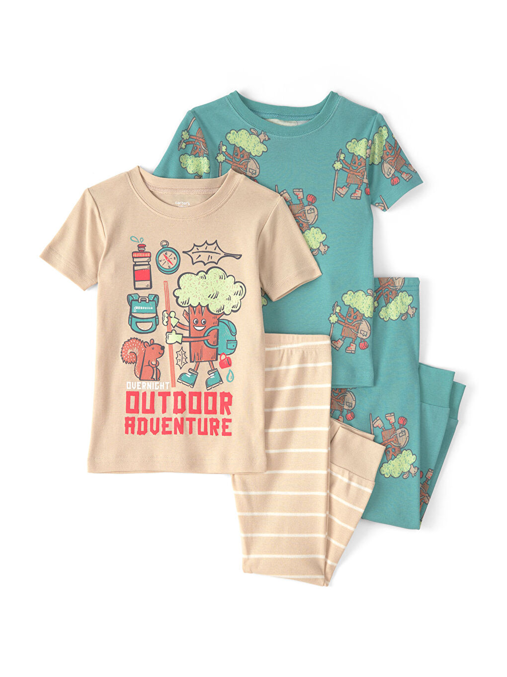 Karışık Küçük Erkek Çocuk Pijama Set 2 Yaş-5 Yaş Çok Renkli