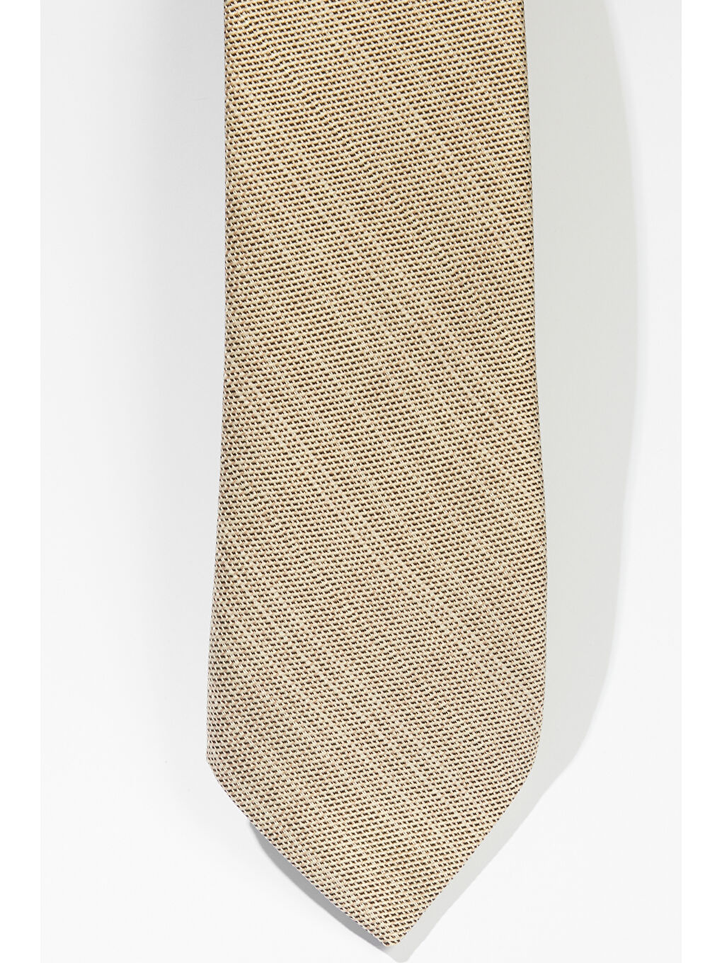 Erkek Bej Desenli Kravat-1