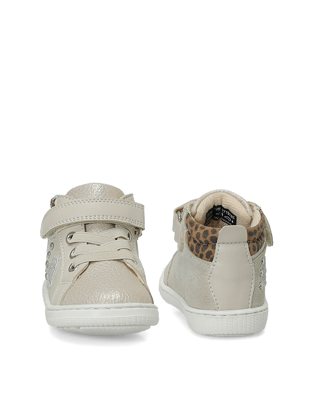 Bej Lovey.ı Ekru Kız Çocuk High Sneaker-4