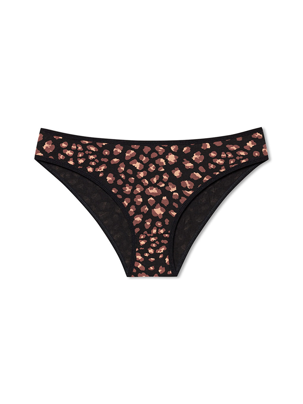 Karışık Pamuklu Desenli ve Baskılı Slip Kadın Külot 3'lü Paket-3