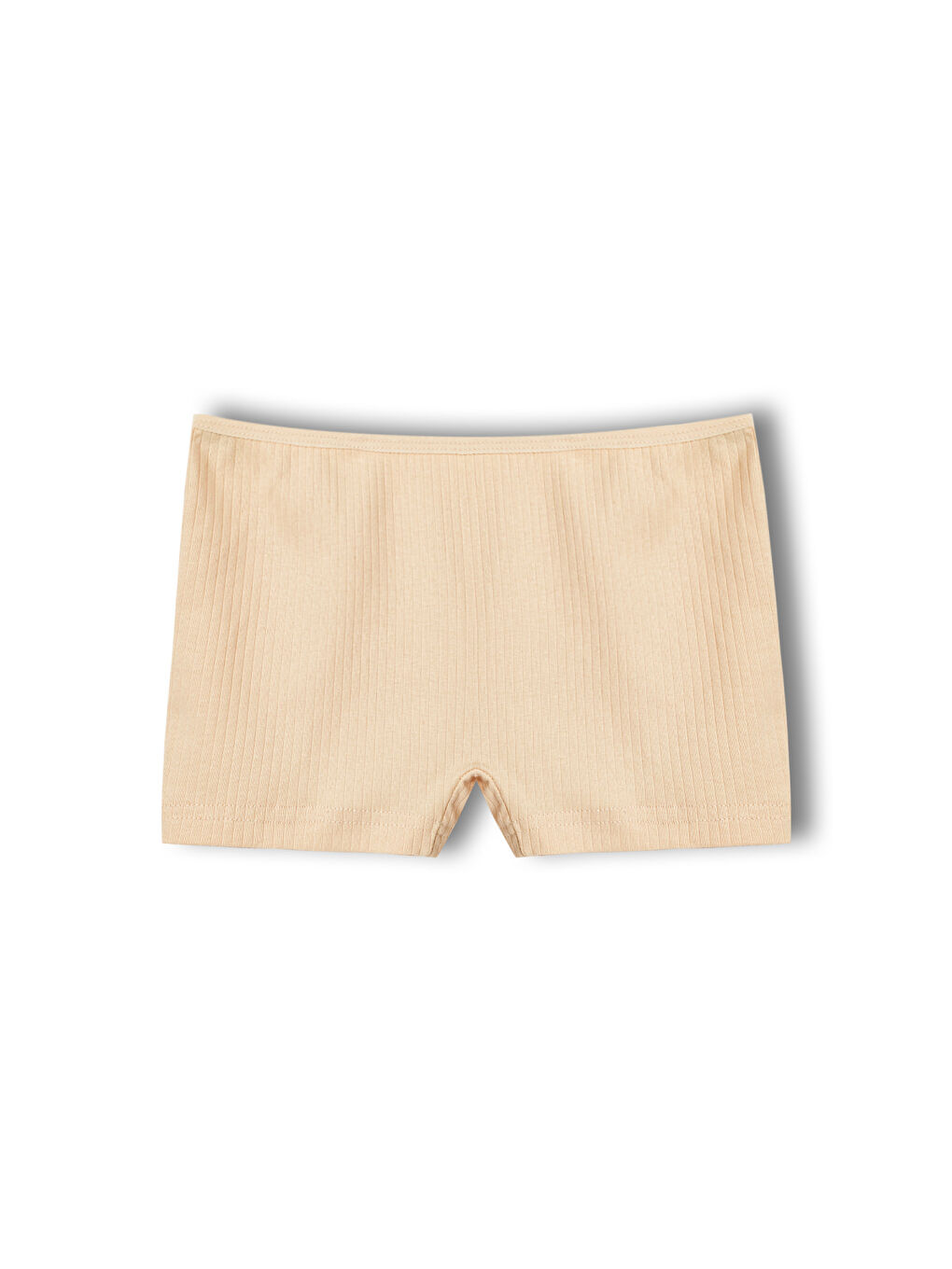 Karışık Pamuklu Fitilli Dokulu Boxer Kadın Külot 5'li Paket-5