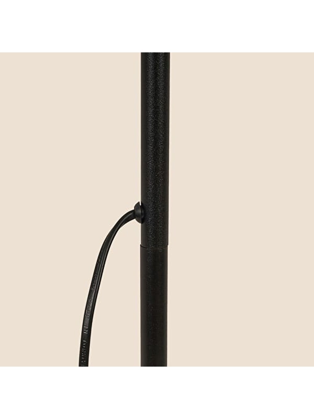 Karışık Lighting Metal Ayaklı Desenli Kumaş Başlık Lambader - Renkli - 150 cm-1