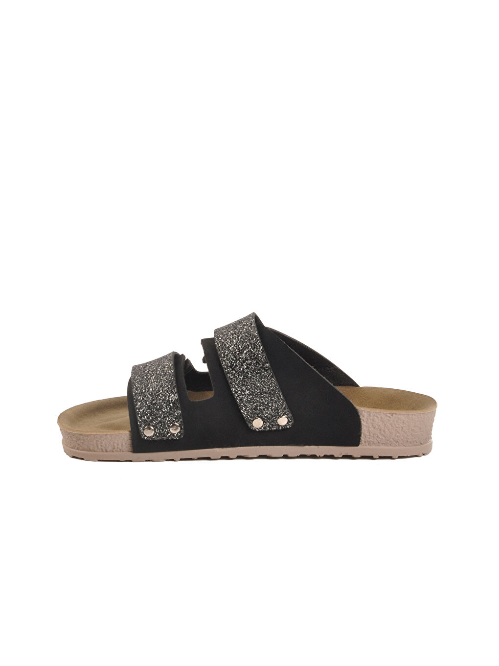 Siyah Hafif Cırtlı Kadın Terlik 20-009 Z-1