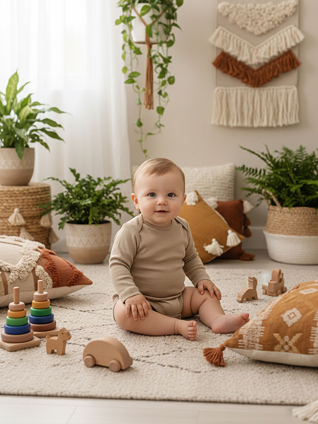 Mavi %100 Pamuklu 5'li Baskısız Çıtçıtlı Bebek Body Zıbın MV-3