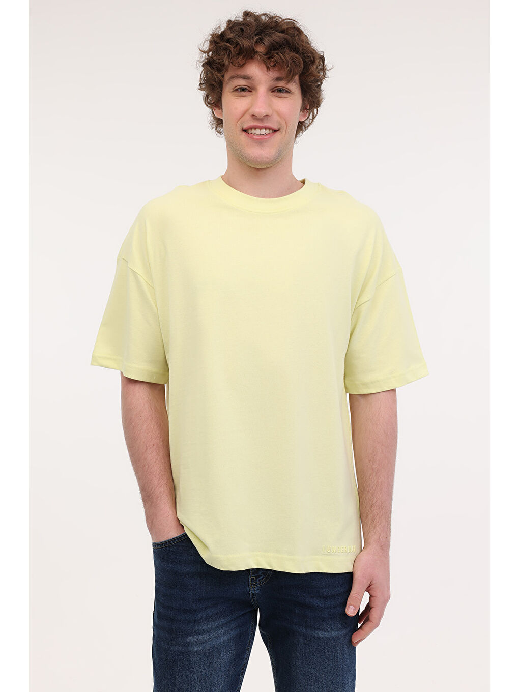 MB ROS 11HS113 5FX Sarı Erkek Kısa Kol Tişört