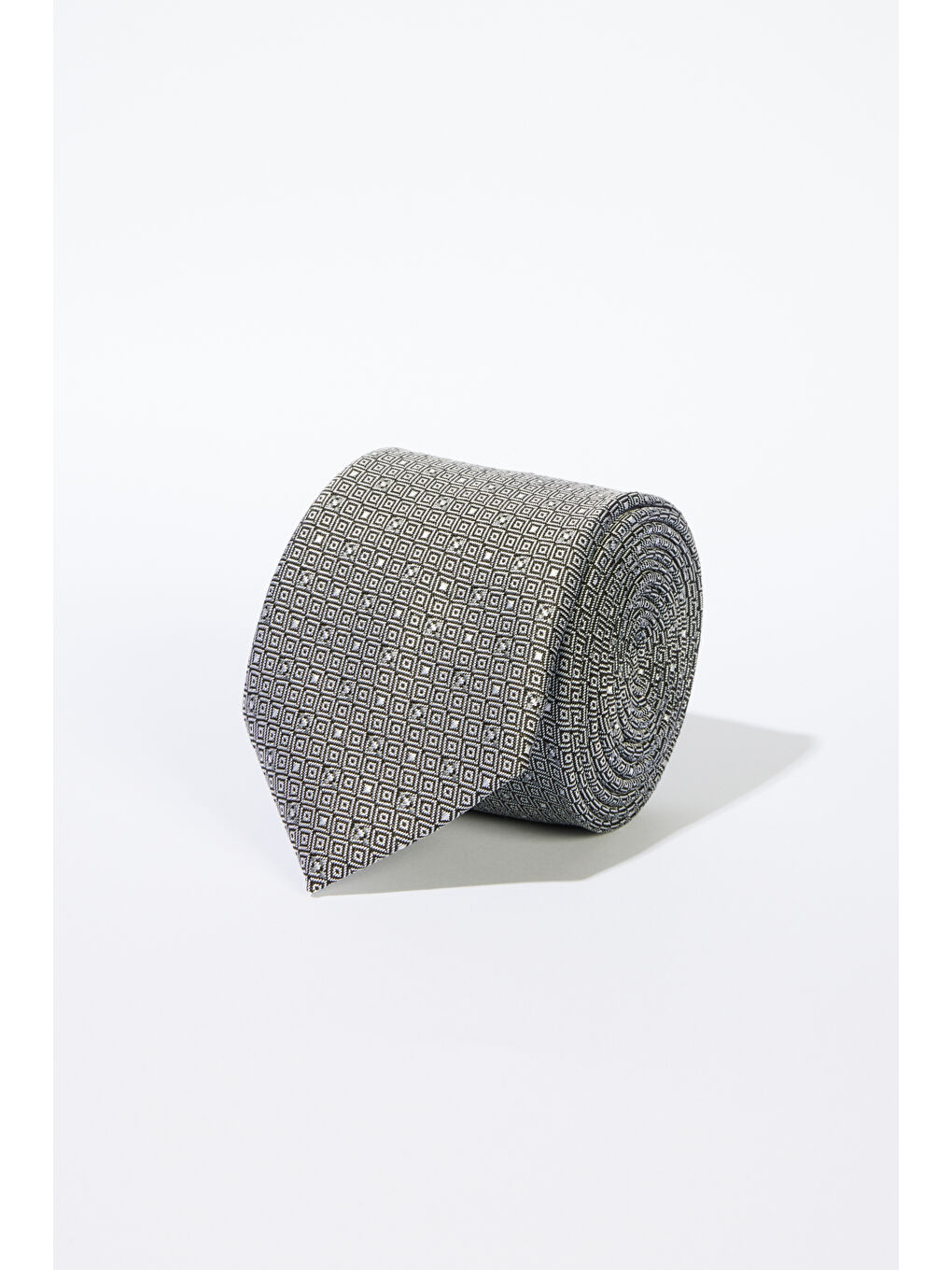 Erkek Gri Desenli Kravat