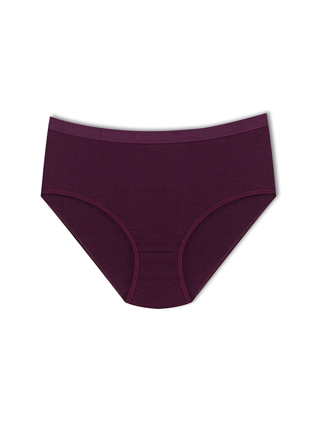 Karışık Pamuklu Beli Lastikli Yüksek Bel Büyük Beden Kadın Külot 5'li Paket-2