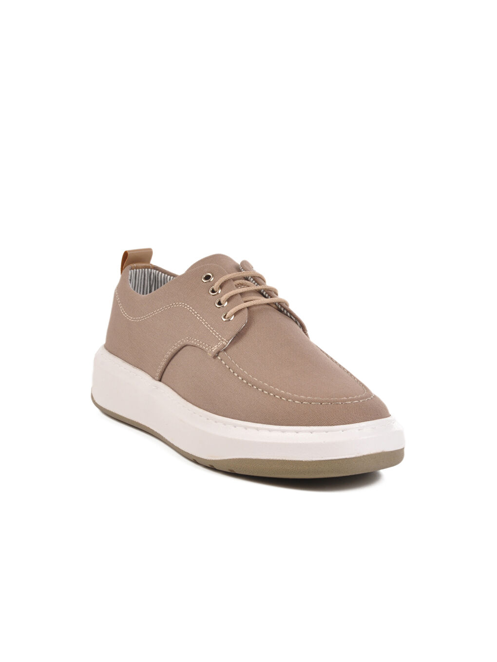 Bej Vizon Keten Hafif Erkek Casual Ayakkabı 486 M-2