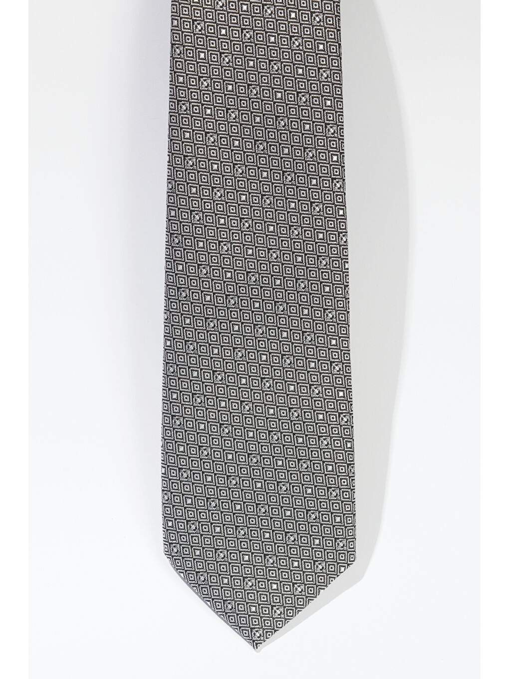 Erkek Gri Desenli Kravat-1