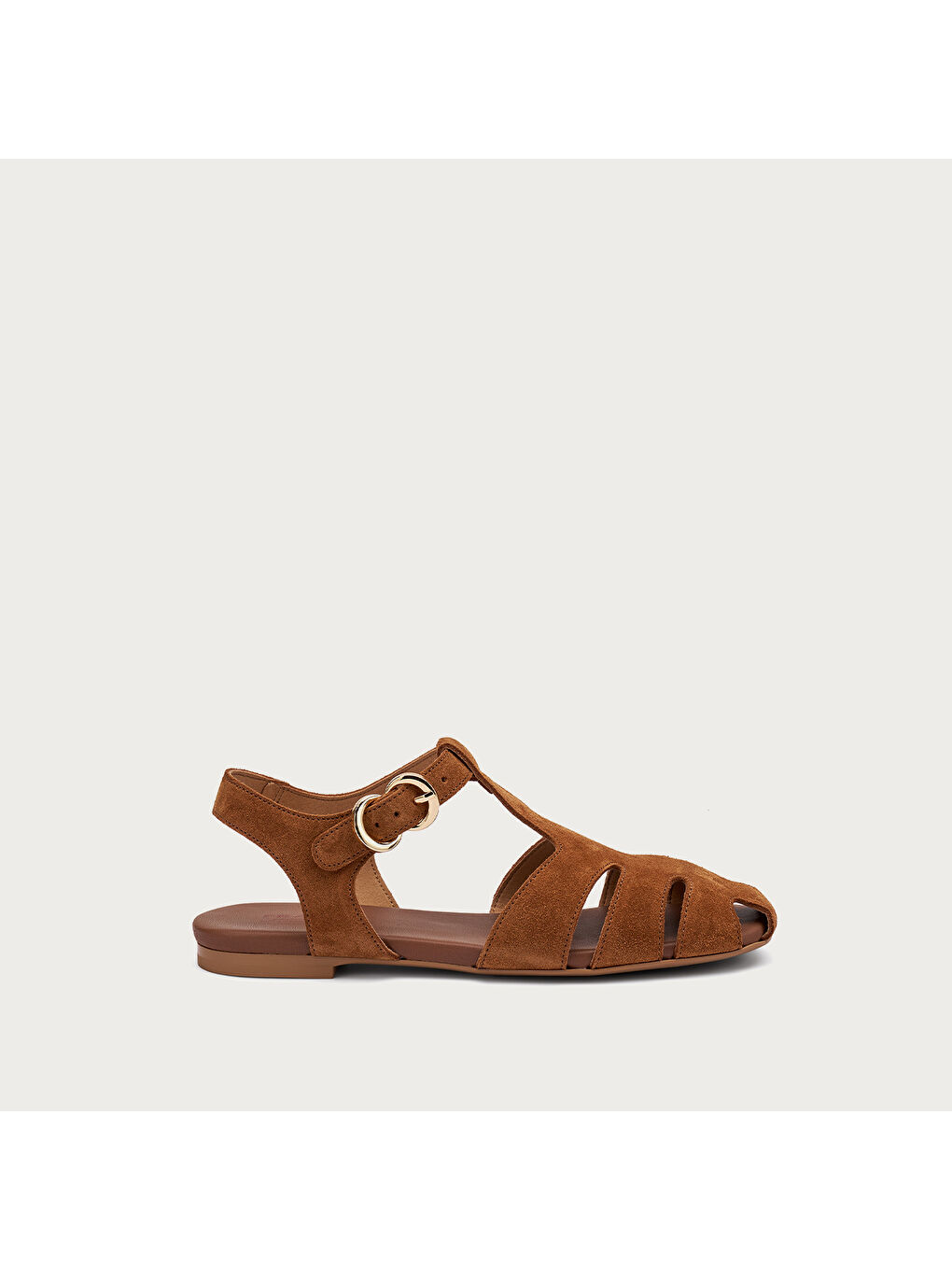 Kahverengi Kadın Sandalet 69F0 SUEDE FISHERMAN SANDALS
