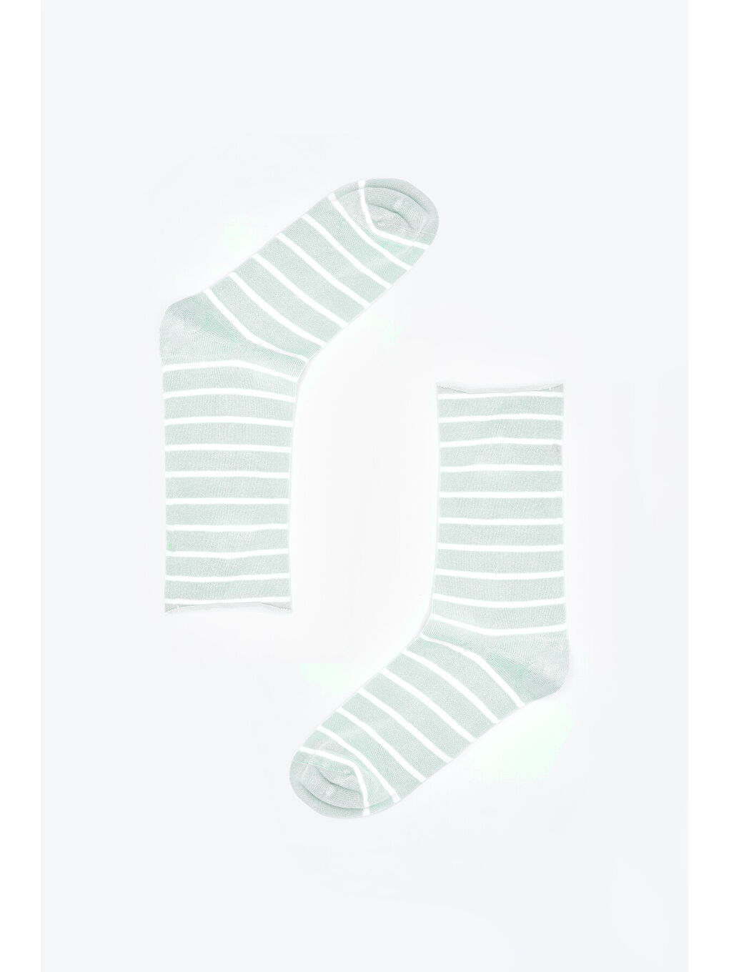 Yeşil Shiny Soket Çorap