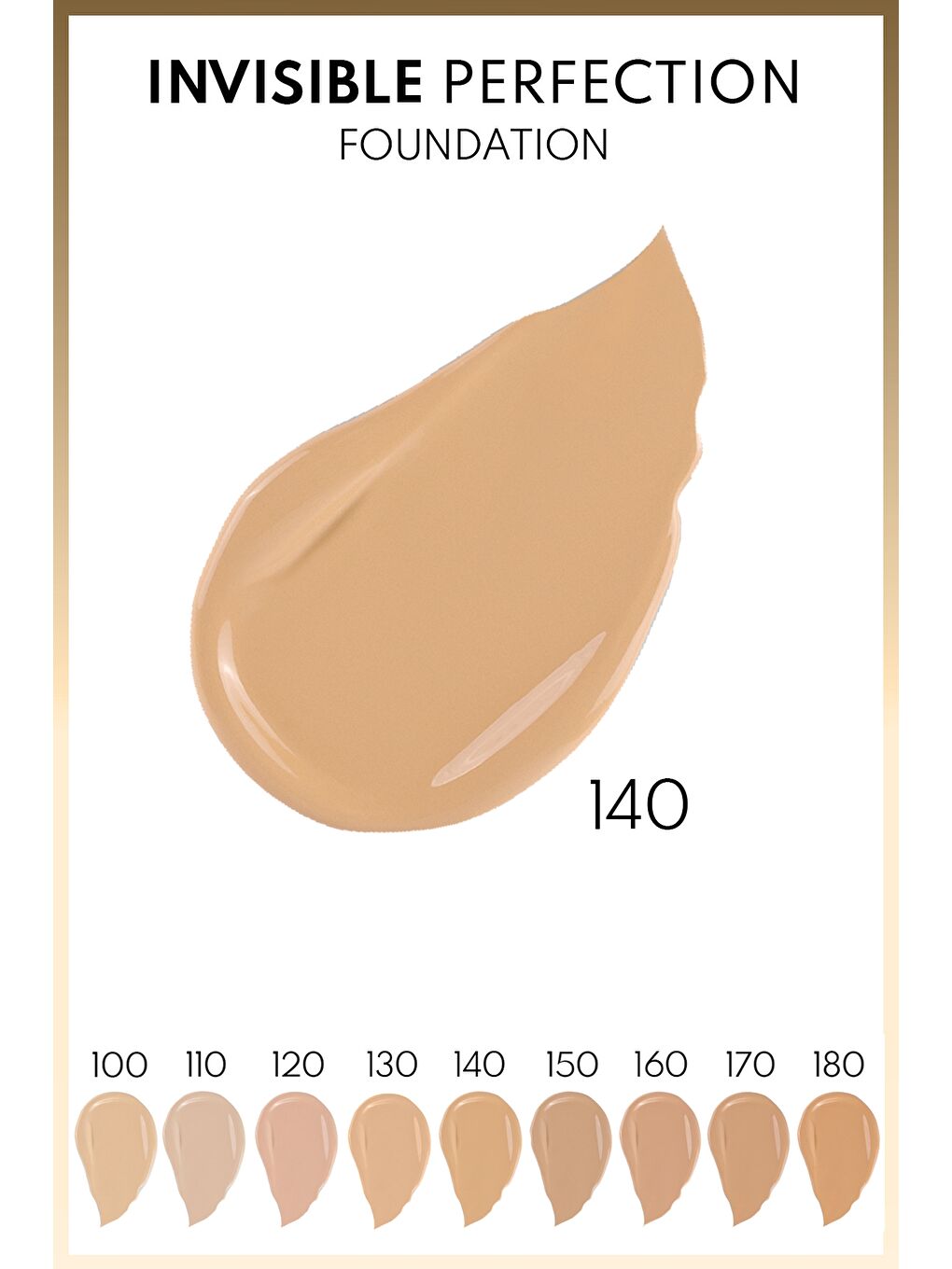 Invisible Perfection Foundation Hafif Yapılı Doğal Bitişli Fondöten - 140 Soft Linen-2