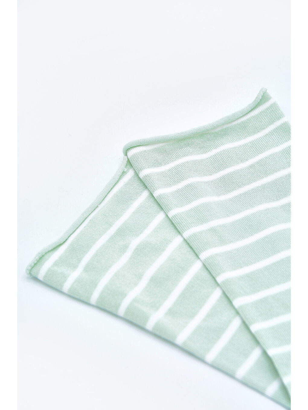 Yeşil Shiny Soket Çorap-1