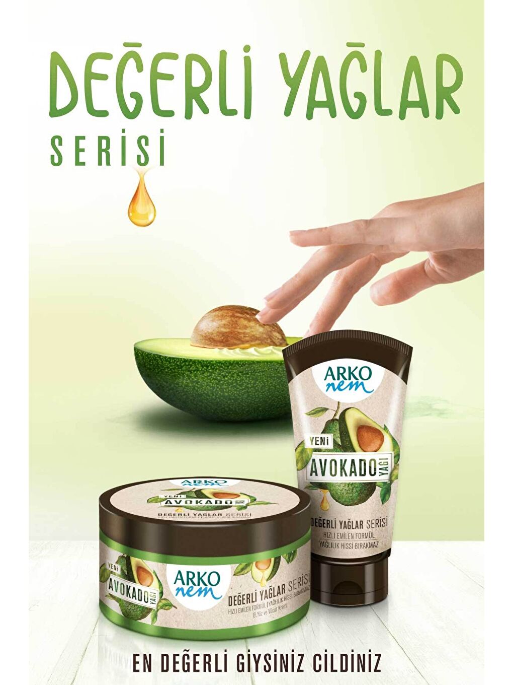 Arko Nem Beyaz Değerli Yağlar Avokado Yağı Nemlendirici Krem 250+60ml - 4