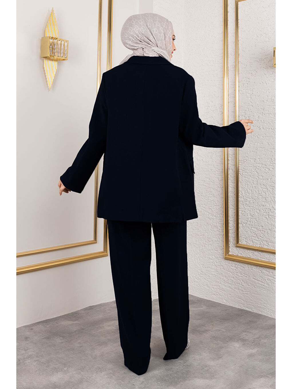 Premium Blazer Takım TSD250116 Siyah-4