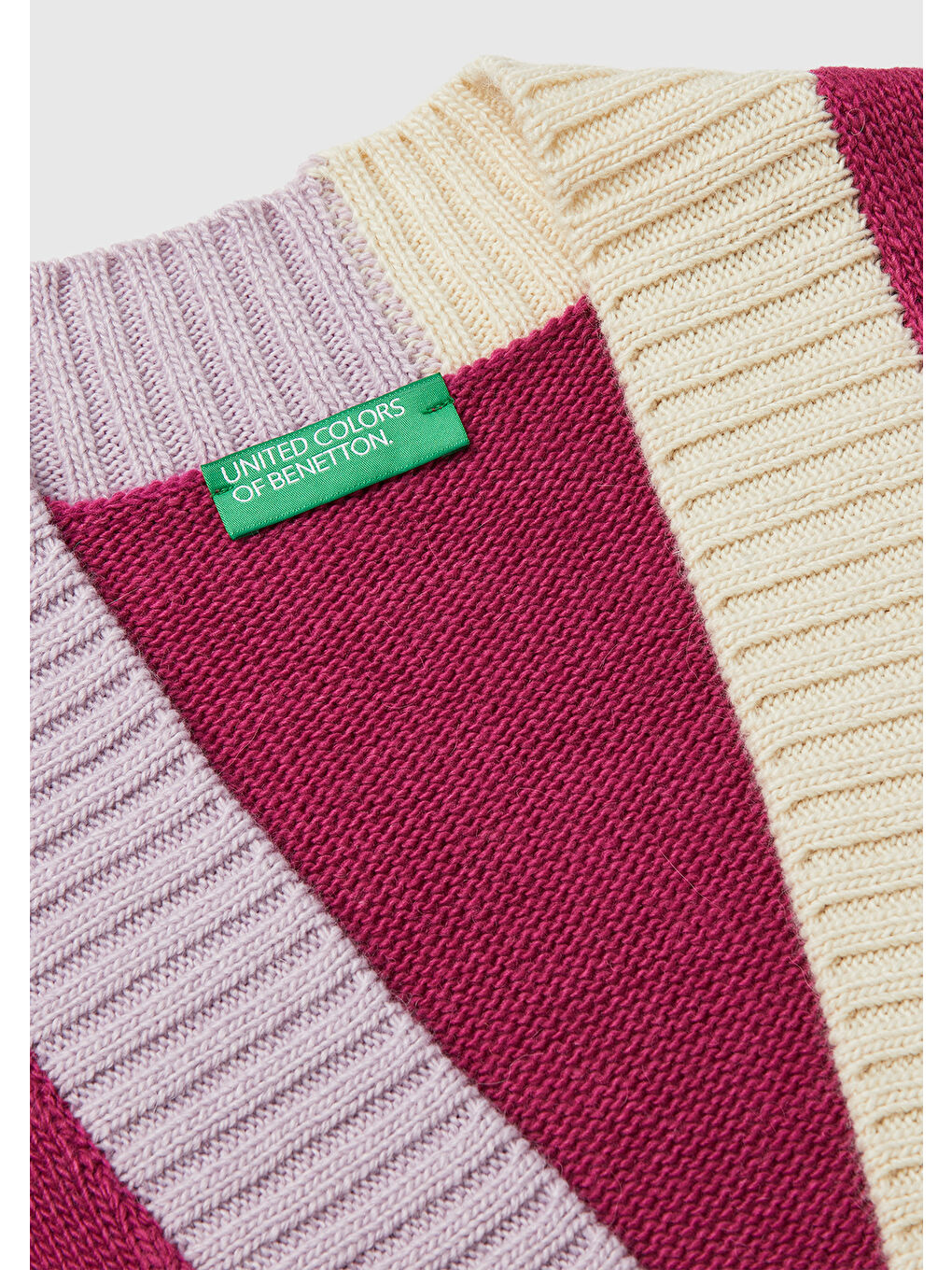 Kadın Koyu Pembe Akrilik ve Yün Karışımlı Ribana Detaylı V Yaka Kolsuz Kazak-6