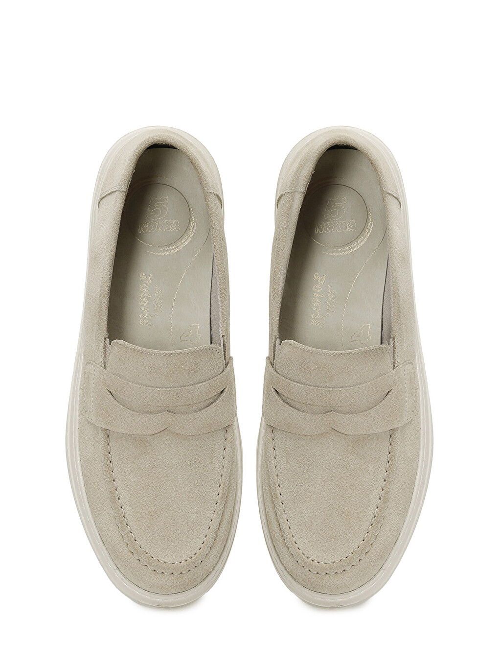 105459.Z5FX Bej Kadın Loafer-3