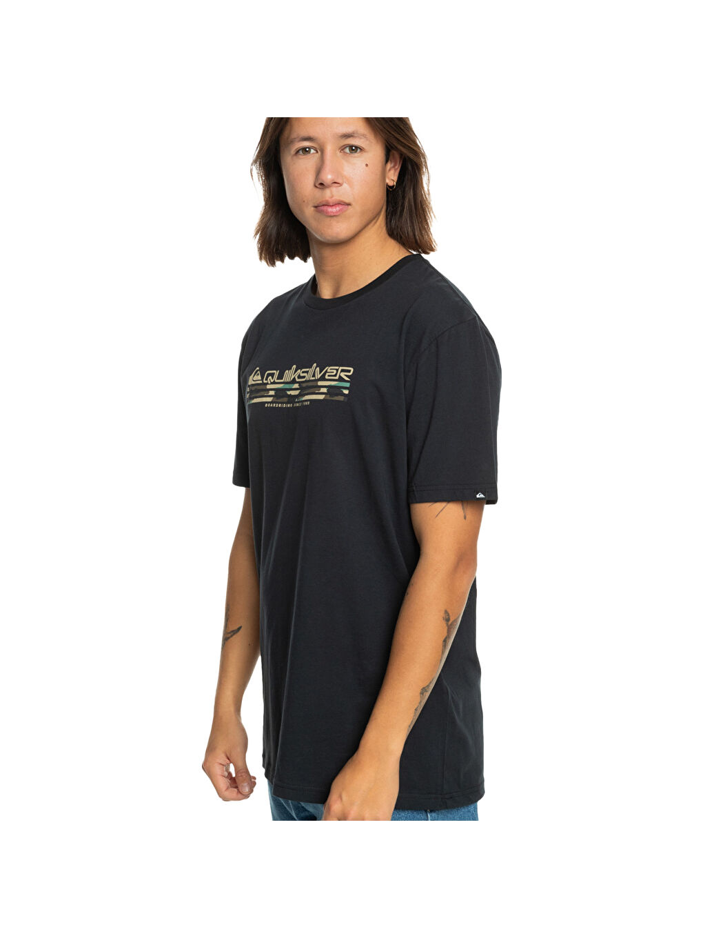 Omni Fill Erkek Siyah Tişört-1