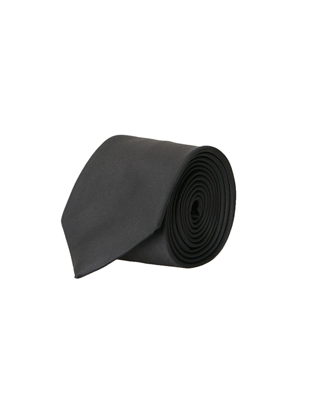 Erkek Siyah Düz Klasik Kravat