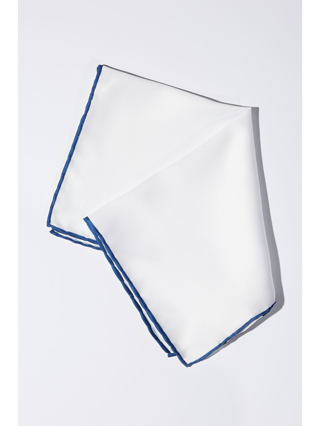 Erkek Beyaz-Saks Mendil