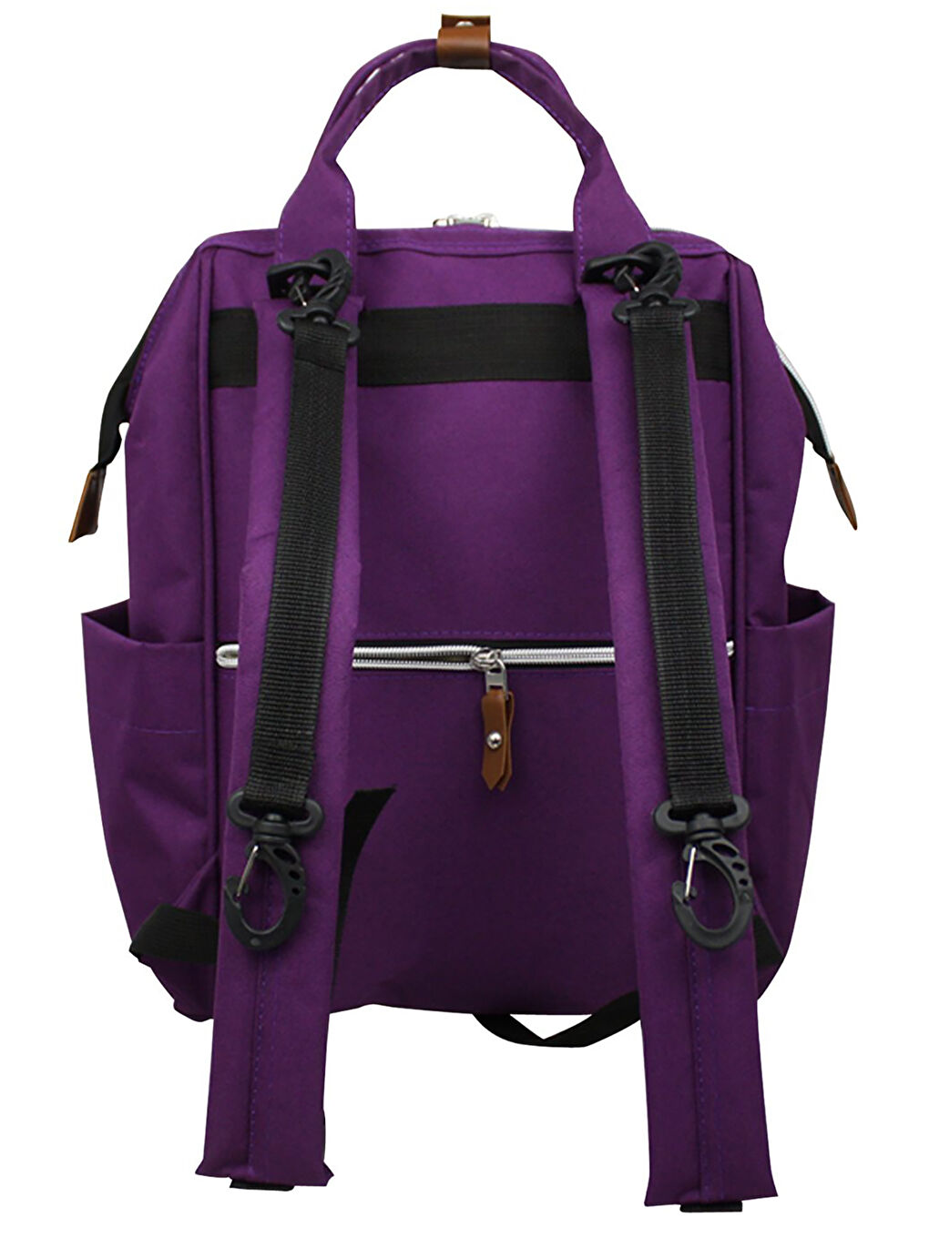 Roma Baby Bag Anne Bebek Bakım Sırt Çantası Mor-4