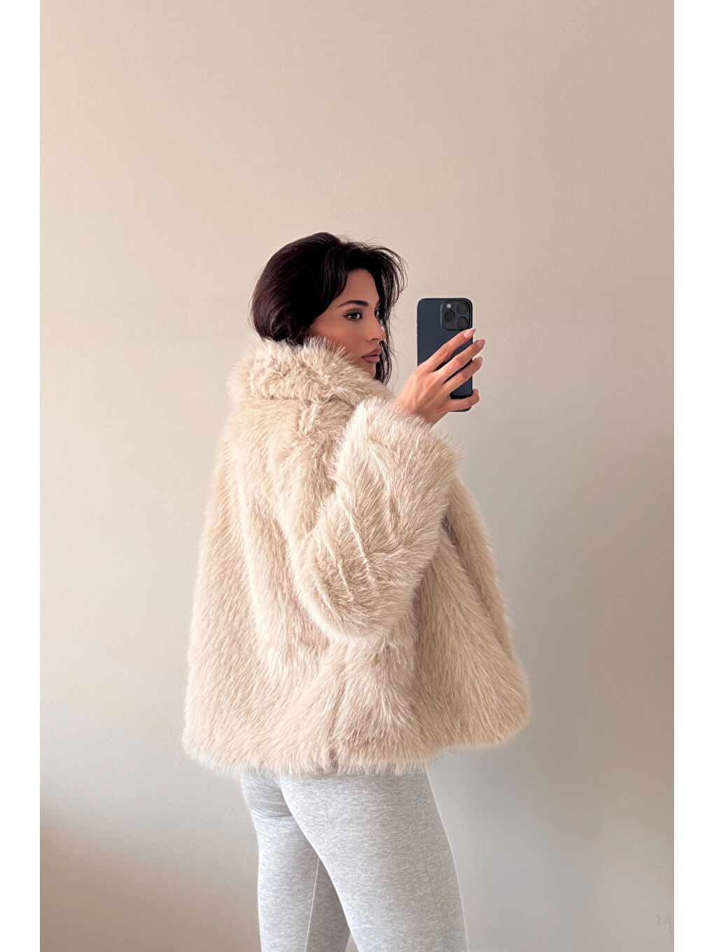 Kadın Bej Astarlı Kürk 1773-1