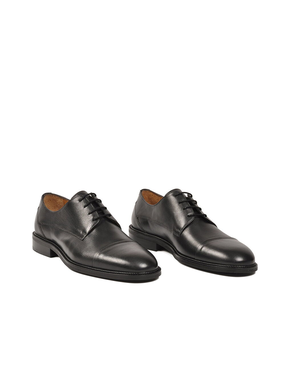 Siyah Hakiki Deri Erkek Klasik Ayakkabı 3526 M-2