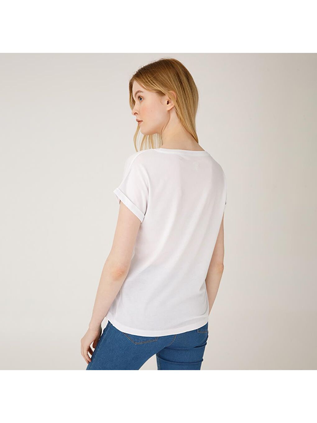 Beyaz Red Face T-Shirt-6