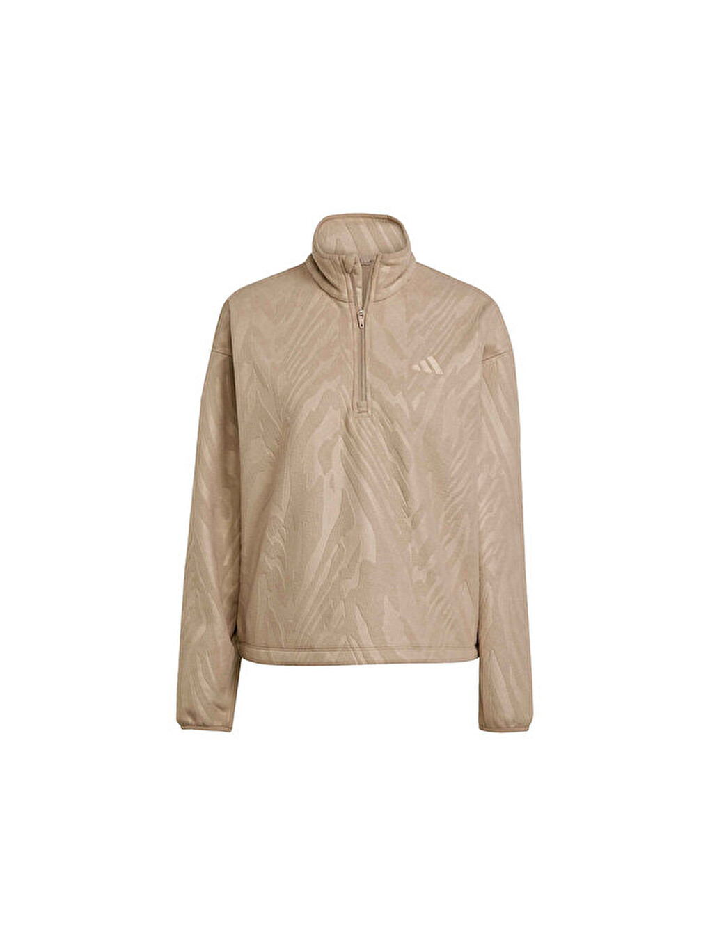 Ekru Aop Polarfleece Kadın Günlük Ceket Jx3122 Krem-4