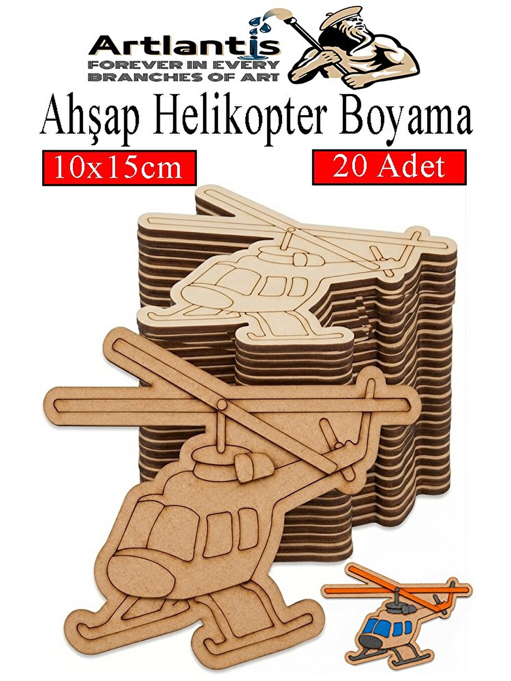 Ahşap Boyama Araçlar 20 Adet 10x15cm Taşıtlar Boyama Figürü Etkinlik Çoçuk Gelişim Motor Beceri