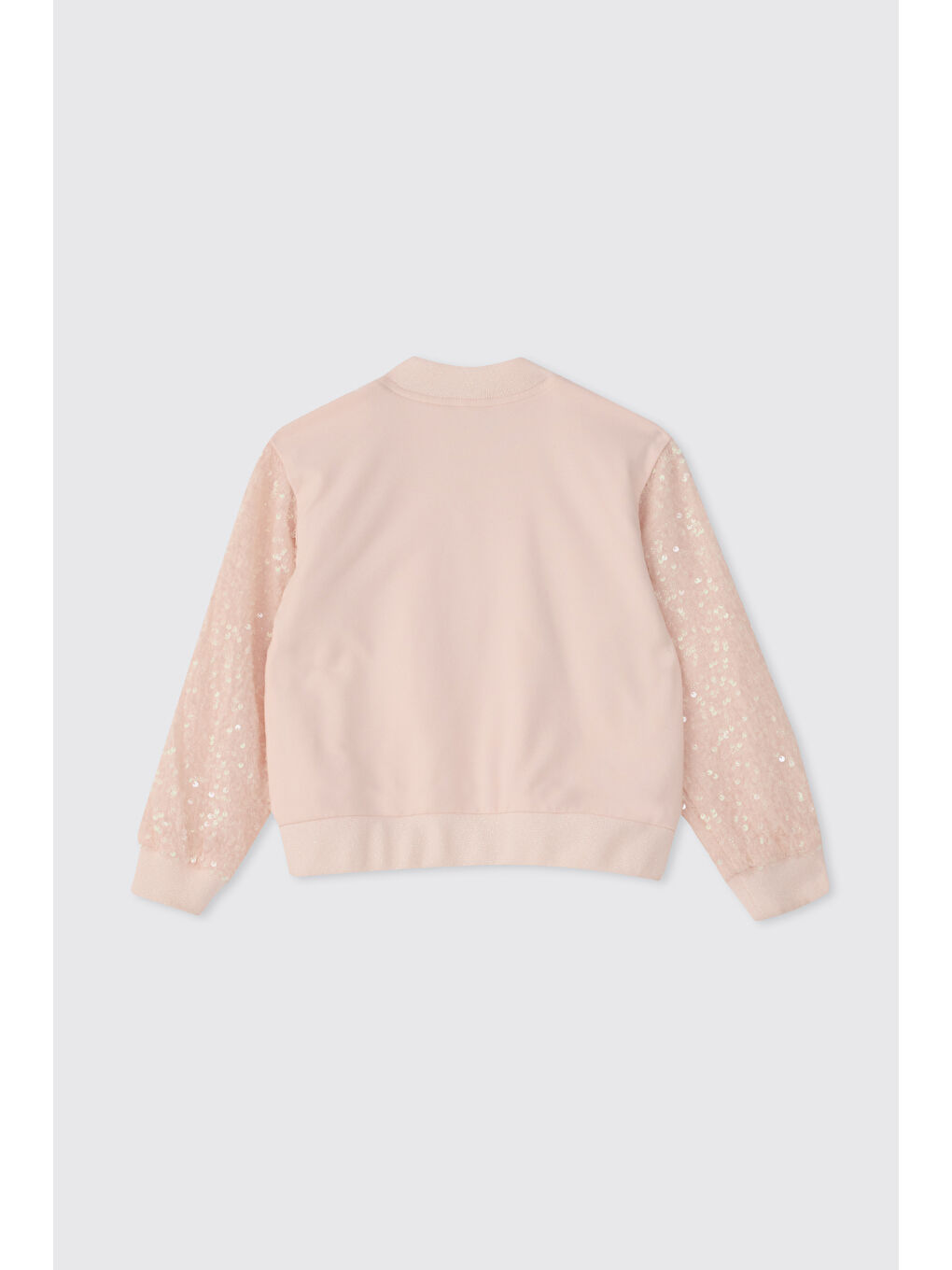 Pembe Kız Çocuk Pudra Ceket-1