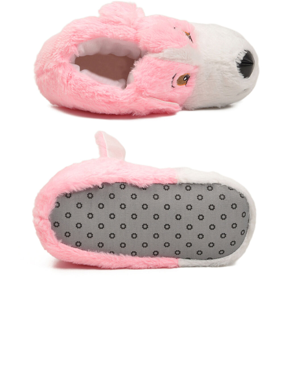 Pembe Köpek Desenli Unisex Panduf 26K001-4