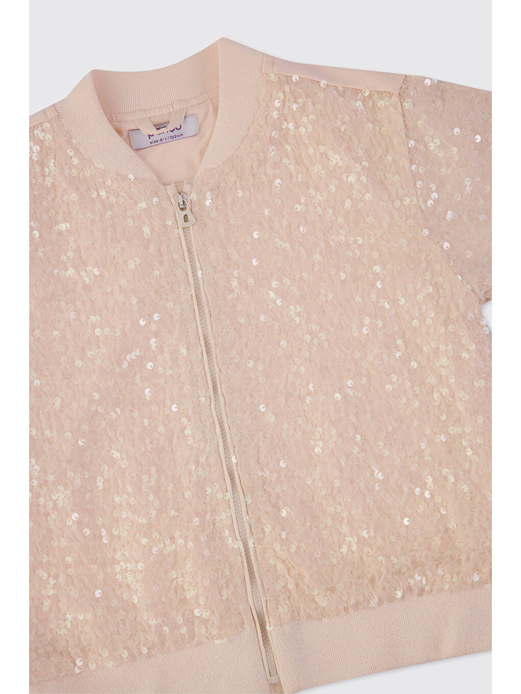 Pembe Kız Çocuk Pudra Ceket-2