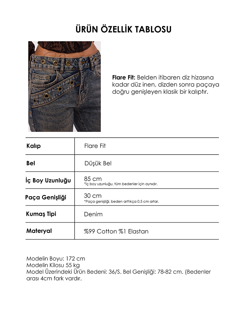Mavi Kadın Tint 4w6-9 Flare Fit Komfort Kumaş Tasarım Denim Jean-6