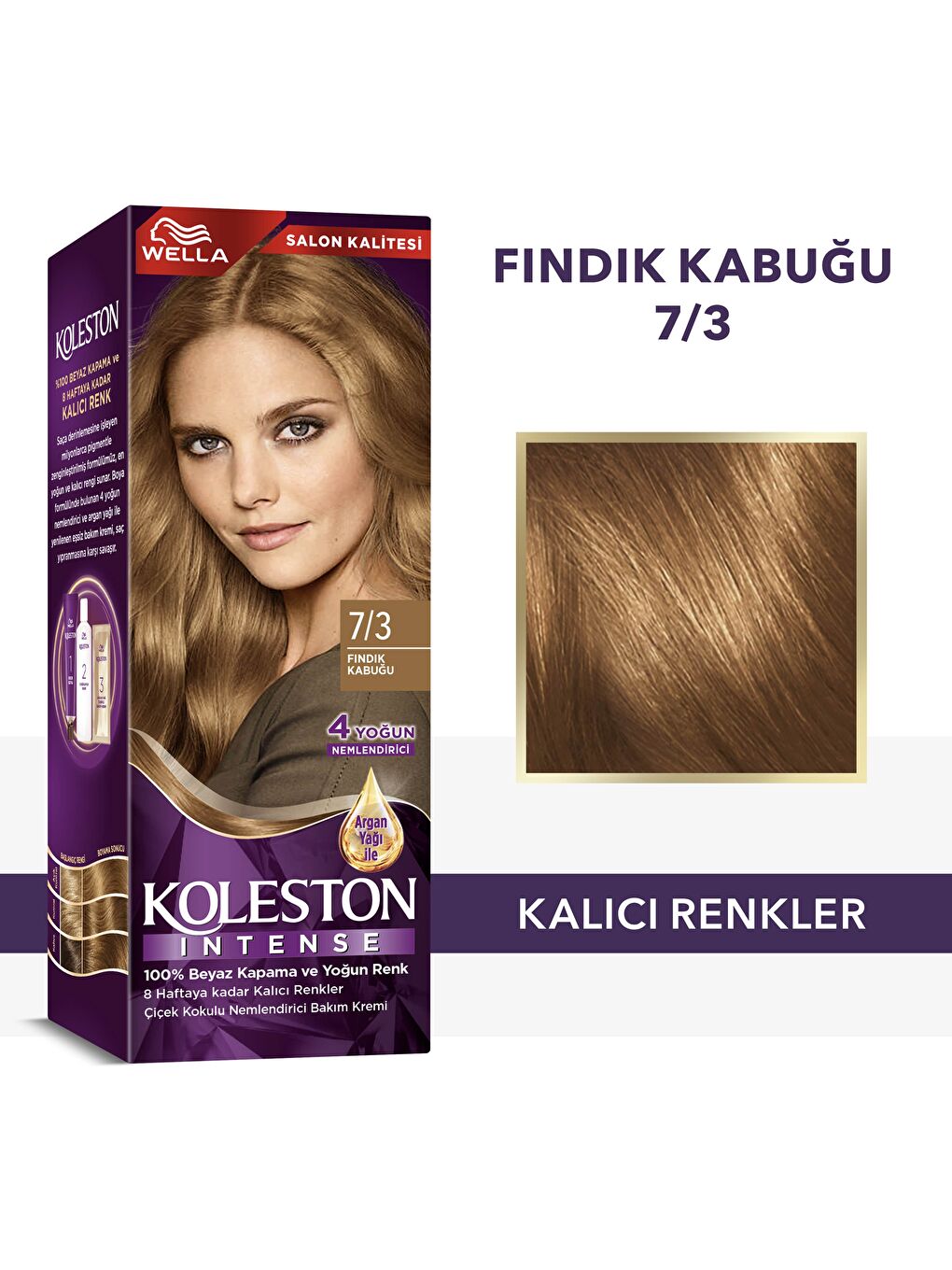 Wella Renksiz Koleston Supreme Kit 7/3 Fındık Kabuğu *18 - 2